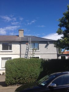 3 sides of new roof fromgable end house